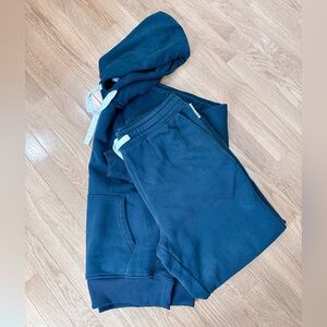 NWOT Everlane Black Men's Retrack Sweatpants & Hoodie Set